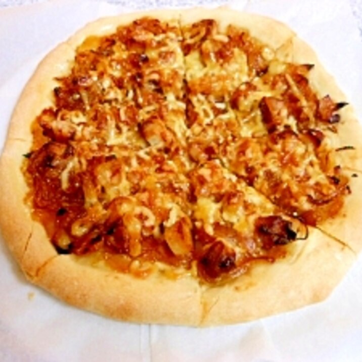 みんな大好き 甘辛照り焼きチキンのピザ レシピ 作り方 By ほりまきちゃん 楽天レシピ